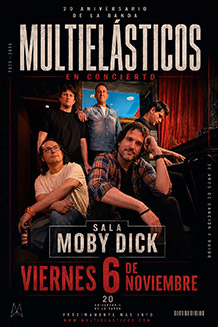 MULTIELÁSTICOS
VIERNES 6 de NOVIEMBRE. 21h.